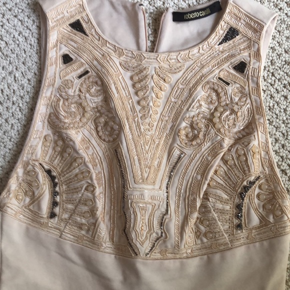 ROBERTO CAVALLI STRETCH EMBELLISHED DREESS - Picture 2 of 6